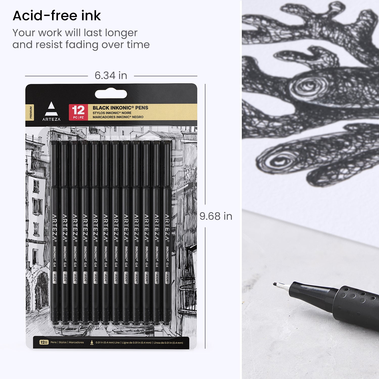 Micron Fine Liner Pens Archival Black Ink Pens Pens Writing - Temu